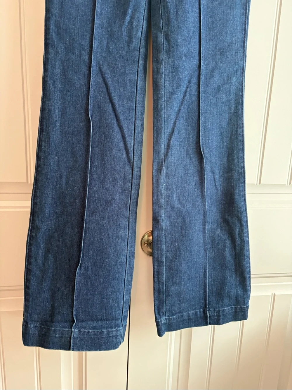 Tory Burch NWT Women's Flare Boot Cut Dark Wash Jeans Size 26 Center Seam